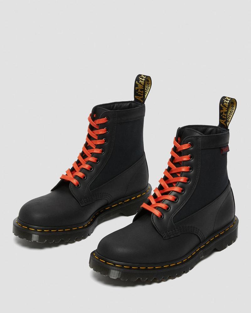 Dr Martens 1460 Panel Made in England Leren Veterlaarzen Heren Zwart | NL 289PJJ